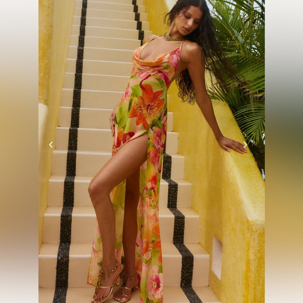 Bydee JAMILA MAXI DRESS IN FLORITA - Picture 3 of 7